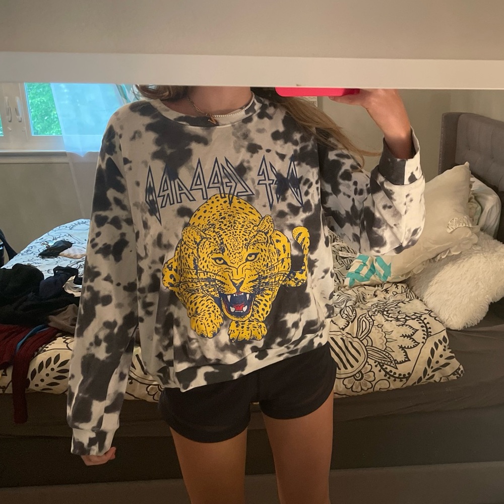 Dyed Printed Crewneck